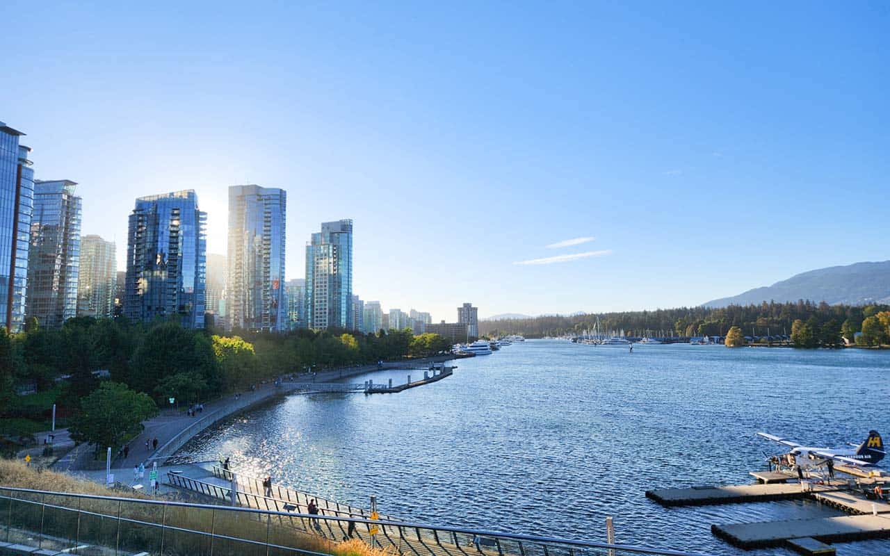 coal harbour is the best area to stay in vancouver for the first time
