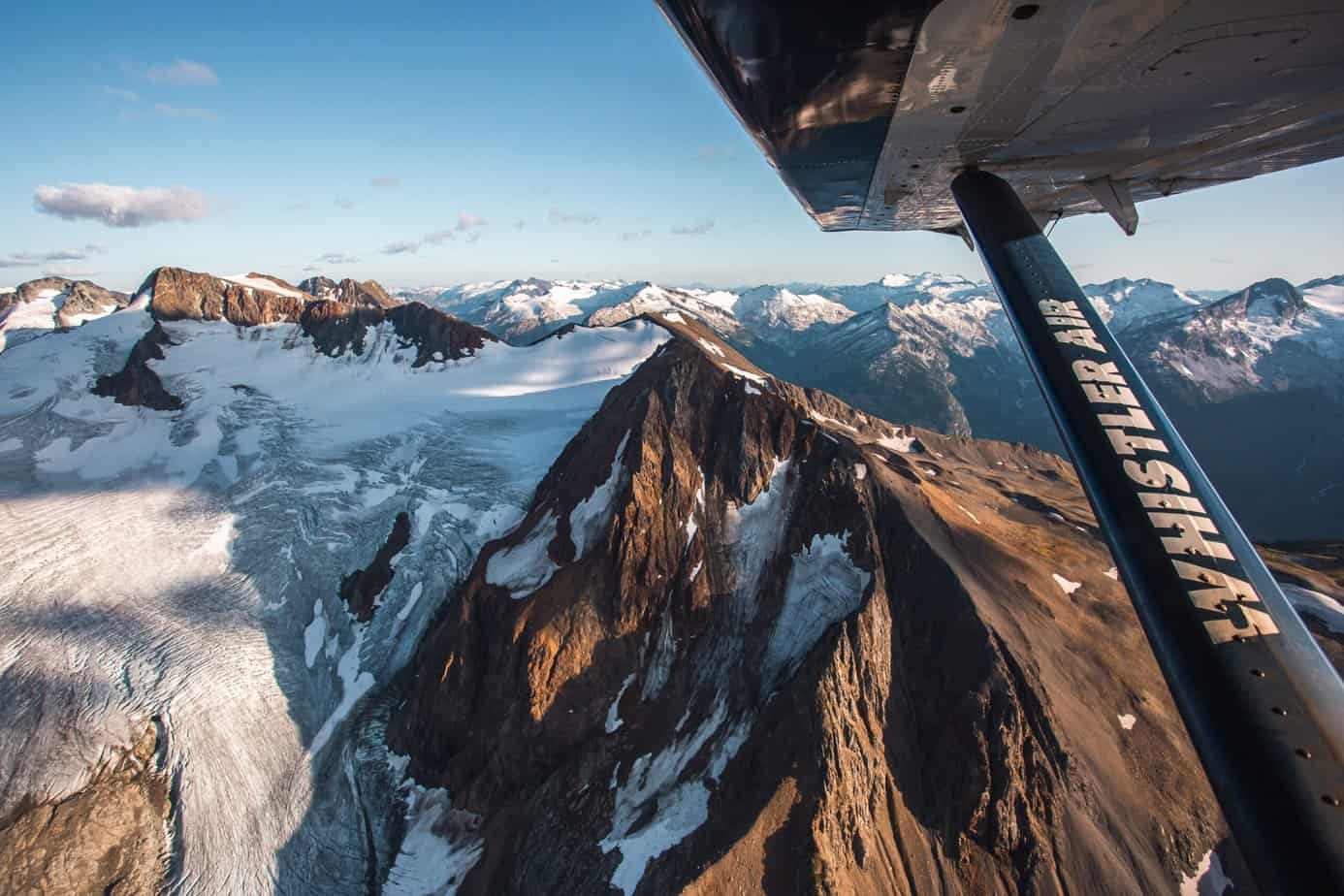 Flying from Vancouver to Whistler on a float plane is the quickest way